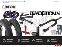 Tablet Screenshot of elementobmx.com